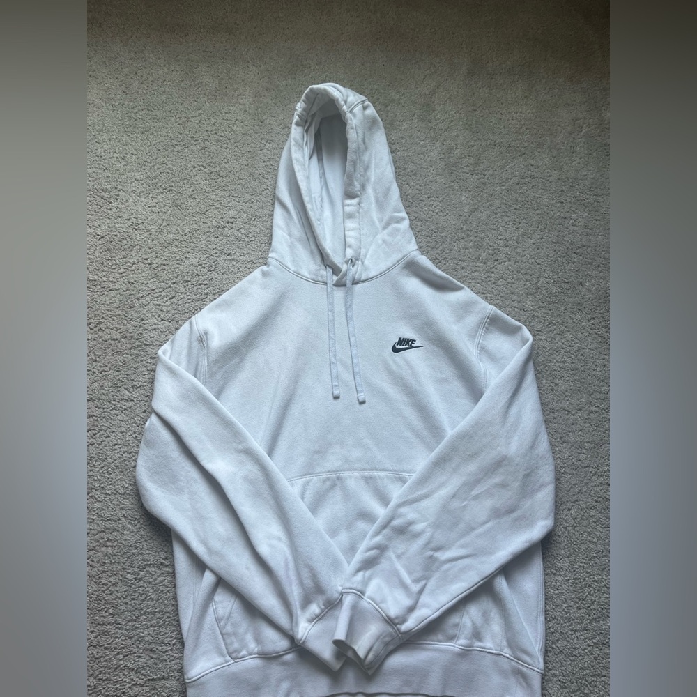 Nike Men's Classic White Hoodie